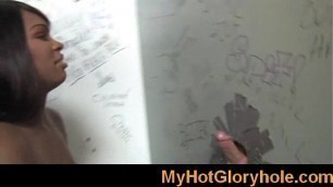 Black honey in gloryhole initiation 28